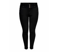 ONLY Carmakoma Jeans da Donna Caranna HW SK Ank Black Nero 52W x 32L