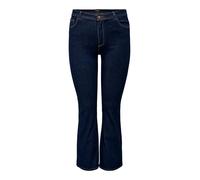 ONLY CARMAKOMA Carsally HW Flared DNM Bj370 Noos, Blu Jeans Scuro, 46W x 32L Donna