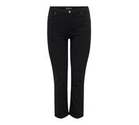 ONLY Carmakoma Carsui Mid Slim DNM Dia367 Noos Jeans, Nero delavé, 46W x 32L Donna