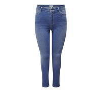 Only Curve - Augusta - Jeans skinny a vita alta blu lavaggio chiaro 46 L32