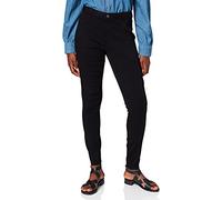 ONLY Carmakoma Jeans Skinny Fit Vita Media Curvy Plus Size Denim Push UP Pantalone CARLUNETTE, Colore:Nero, Taglia:44