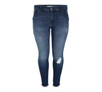 ONLY Carmakoma Jeans 'Willy' blu denim / marrone chiaro Donna ONLY Carmakoma 32-34