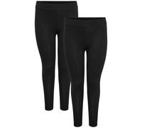 ONLY CARMAKOMA Leggings da donna 2 pezzi Pacco Pantaloni elasticizzati Taglie fo