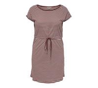 ONLY Carmakoma NOS CARAPRIL SS Knee Dress Stripe Noos Vestito, Stripes: Cloud Dancer Apple Butter, S-42/44 Donna