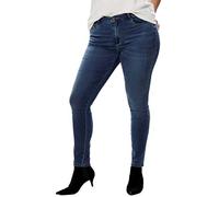 ONLY Carmakoma NOS CARAUGUSTA HW SK DNM Jeans MBD Noos Skinny, Blu (Medium Blue Denim Medium Blue Denim), L34 (Taglia Produttore: 54) Donna