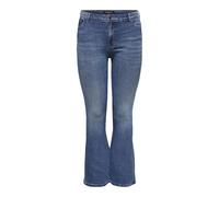 Only Carmakoma Pantaloni da Donna, Media Blu Denim, 48W x 32L