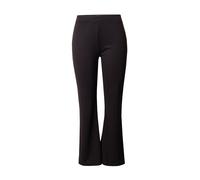 Only Pantaloni a zampa Carpever Curve – vita alta – Nero XL
