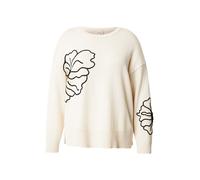 ONLY Carmakoma Pullover 'CARPetra' beige chiaro / nero Donna ONLY Carmakoma S