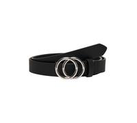 Cintura da donna ONLY Rasmi Faux Leather Jeans Belt Noos 15185213 Nero 80