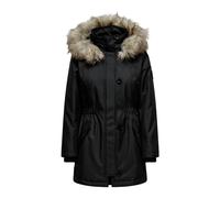 ONLY, ,Coats ,Donna ,Nero ,S Giacca con Cappuccio Nera per Donne