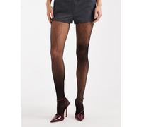 ONLY - Collant neri con rombi in strass-Nero L/XL