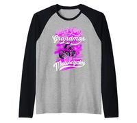 Only Cool Grandmas Ride Motorcycles Frase per Le Mamme Maglia con Maniche Raglan