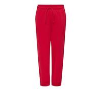 Only Cuff Pant Onlbest Life-Pantaloni Sportivi Swt Noos, Rosso Vivo, M Donna