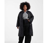 ONLY Curve - Cappotto lungo trapuntato nero S