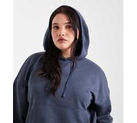 ONLY Curve - Felpa blu sfumato con cappuccio in coordinato XL