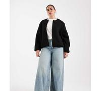 ONLY Curve - Giacca bomber nera-Nero L