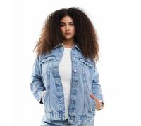 ONLY Curve - Giacca di jeans oversize azzurra-Blu 42