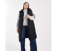 ONLY Curve - Gilet imbottito taglio lungo nero S