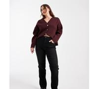 Only Curve - Jeans dritti nero slavato 46