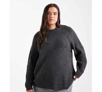 ONLY Curve - Maglione accollato grigio scuro XL