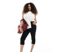 ONLY Curve - Pantaloni al polpaccio neri-Nero 46