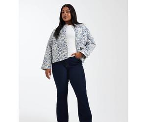 ONLY Curve - Sally - Pantaloni a zampa a vita alta blu scuro 52 L32