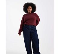 ONLY Curve - Taylor - Jeans bombati a vita alta blu scuro 48