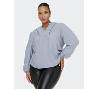 ONLY Curve - Top color tempesta-Blu 46