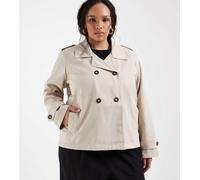 ONLY Curve - Trench taglio corto beige-Neutro 54