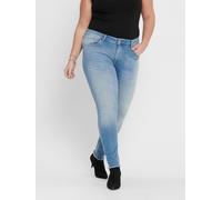 ONLY CURVY Jeans skinny taglie forti donna denim stonewashed