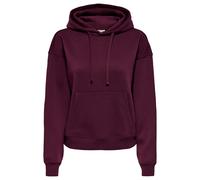 ONLY Damen Hoodie ONLBEST HOOD SWEAT Con Cappuccio Regular Fit Monocolore
