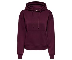 ONLY Damen Hoodie ONLBEST HOOD SWEAT Con Cappuccio Regular Fit Monocolore