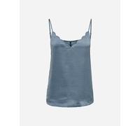 ONLY ONLDEBBIE Singlet Noos Wvn Top, Miraggio Blu, 38 Donna