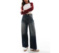 Only - Demi - Jeans extra larghi lavaggio blu scuro vintage W30 L32
