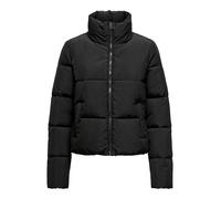 Only Dolly Short Puffer Jacket - Giacca Collo Alto Nero - Taglia XS Donna