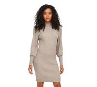 ONLY Donen's ONLKATIA L/S Knt Noos Dress, Mocha Meringue/Dettagli: W. Melange, M
