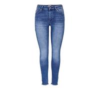 Only Jeans Blush Life Mid Waist Skinny Ankle Raw Rea12187