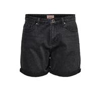 ONLY ONLPHINE Life Shorts BB MAS0003 Pantaloncini, Black Denim, M Donna