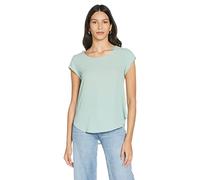 Only Donna Onlvic S/s Solid Top Noos Wvn T-shirt Not Applicable, Blue Surf, 36