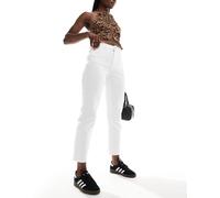 ONLY - Emily - Jeans dritti a vita alta bianchi-Bianco W29 L32