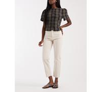 Only - Emily - Jeans dritti a vita alta écru-Bianco W31 L32