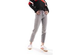 Only - Emily - Jeans dritti a vita alta grigi con orlo grezzo-Grigio W25 L32