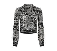 Only Emza Aja La Knot Top Nero - Taglia XS Abbigliamento Donna Camicie E Bluse