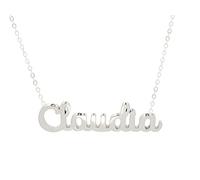 Only faith Collana con nome in acciaio inossidabile per donna, regalo con messaggio originale. Ciondolo speciale per amici, fidanzati