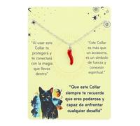 Only faith Collana da Donna Ciondolo Corno Rosso Fortunato Cornicello, Amuleto Napoletano Collana Pepe Rosso Ciondolo di Peperone Rosso Collana Cile Acciaio Inox (Corno napoletano d'argento)