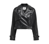 ONLY Faux Leather Jacket Onlkira-Giacca in Finta Pelle Otw, Nero, S Donna