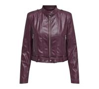 ONLY Faux Leather Jacket Onlsadie CC Otw-Giacca in Finta Pelle, Mauve Wine, x_l Donna