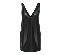ONLY Faux Leather Onlheidi Spencer Dress Otw in Finta Pelle, Nero, S Donna