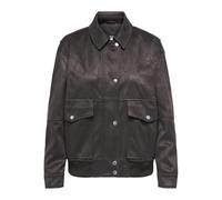 ONLY Faux Suede Onlnala Life-Bomber in Finta Pelle Scamosciata, Colore: Otw, Mole, x_s Donna