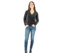 ONLY Onlella Piumo L/S V-Neck Pullover CC Knt Maglione, Nero, L Donna